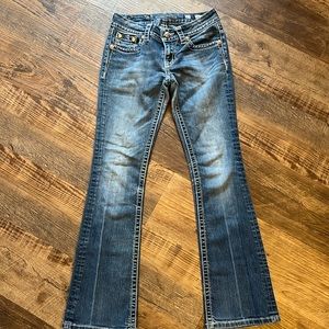 Miss Me Signature Rise Boot Jeans. Size 27